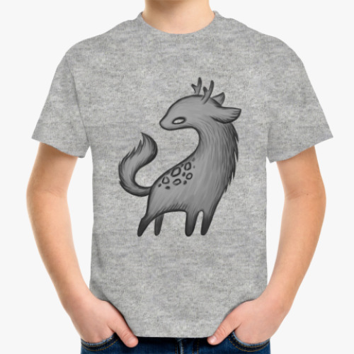 Детская футболка с принтом Зверь