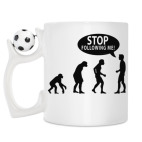 Кружка с футбольным мячиком