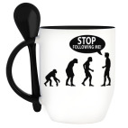 Кружка с ложкой