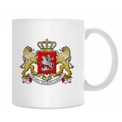 Кружка с принтом Грузия