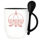 Кружка с ложкой