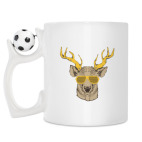 Кружка с футбольным мячиком