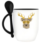 Кружка с ложкой