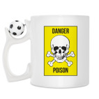 Кружка с футбольным мячиком