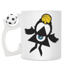 Кружка с футбольным мячиком