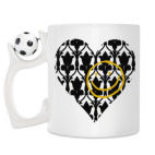 Кружка с футбольным мячиком