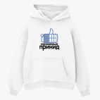 Толстовка худи оверсайз