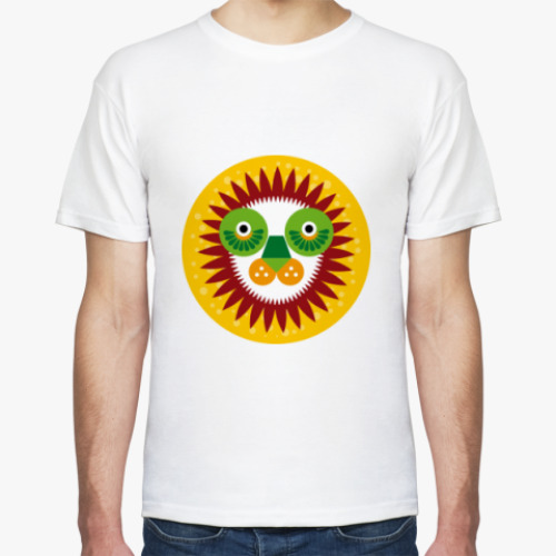 Футболка с принтом  Лев