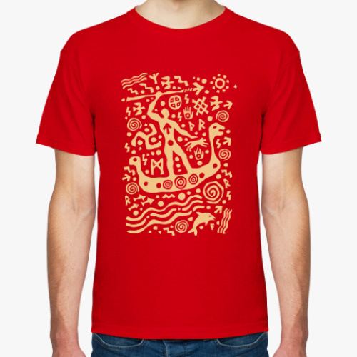 Футболка с принтом Tribal