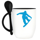 Кружка с ложкой