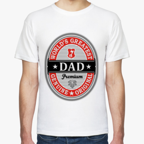 Футболка с принтом Папа