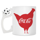 Кружка с футбольным мячиком