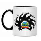 Black hole eating a globurger