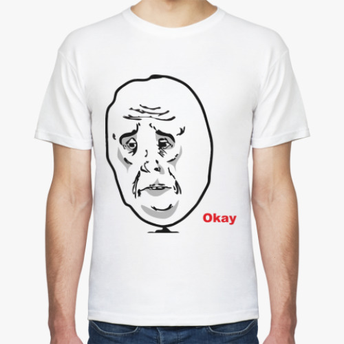 Футболка с принтом Okay