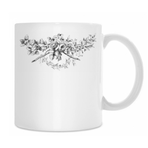 Кружка с принтом Нежность