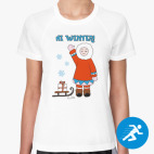 Женская спортивная футболка