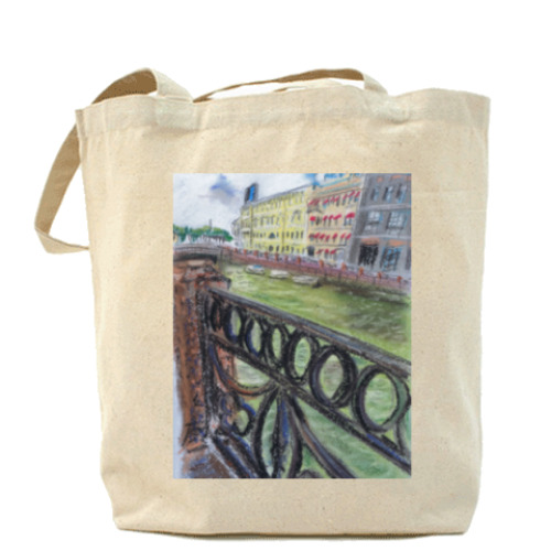 Сумка шоппер с принтом На Мойке в сентябре