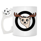 Кружка с футбольным мячиком