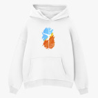 Толстовка худи оверсайз