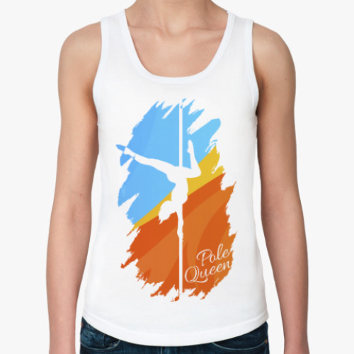 Женская майка с принтом Pole Trixter - Pole Dance Queen