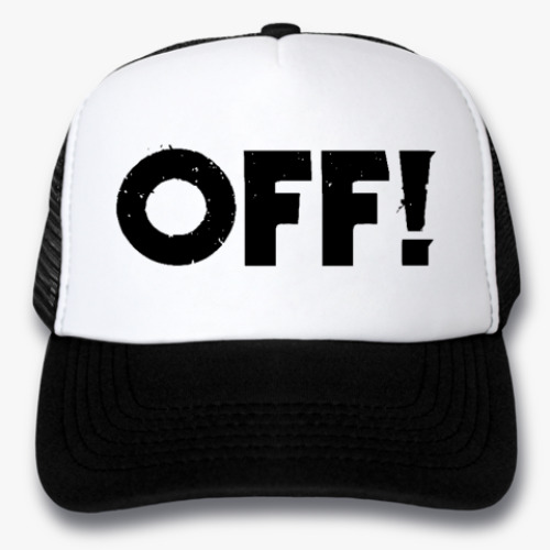 Кепка-тракер с принтом OFF!