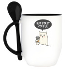 Кружка с ложкой