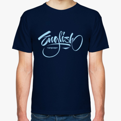 Футболка с принтом English