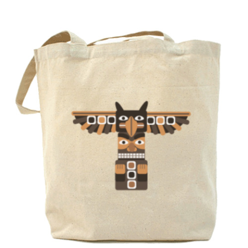 Сумка шоппер с принтом Тотем