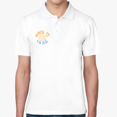 Рубашка поло с принтом Sock it to me