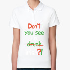 Женская рубашка поло