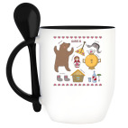 Кружка с ложкой