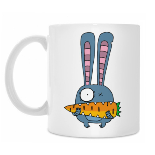 Кружка с принтом Mad Rabbit