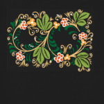 Узор. Листья и ягоды.