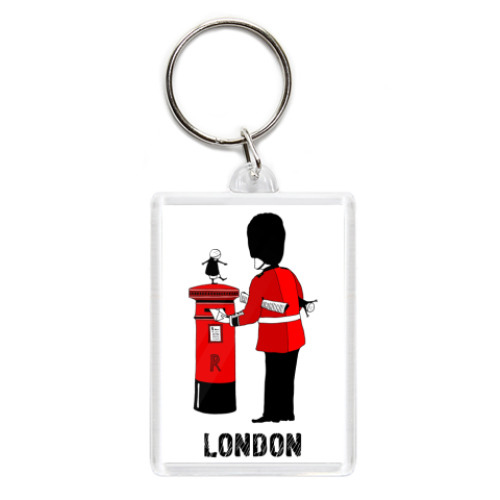 Брелок с принтом  'Лондон'