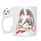 Кружка с футбольным мячиком