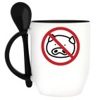 Кружка с ложкой