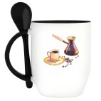 Кружка с ложкой