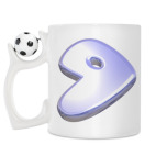 Кружка с футбольным мячиком