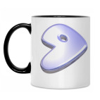 Кружка двухцветная