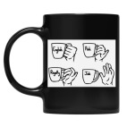 Кружка цветная UV-DTF