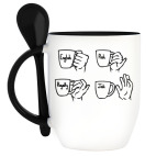 Кружка с ложкой