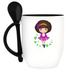 Кружка с ложкой