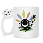 Кружка с футбольным мячиком