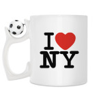 Кружка с футбольным мячиком