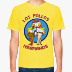 Классическая футболка &#039;Los pollos hermanos&#039;