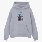 Толстовка худи оверсайз