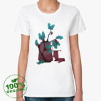 Женская футболка органик