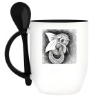 Кружка с ложкой