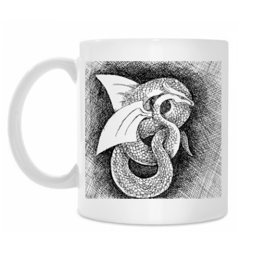 Кружка с принтом Dragon