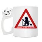 Кружка с футбольным мячиком